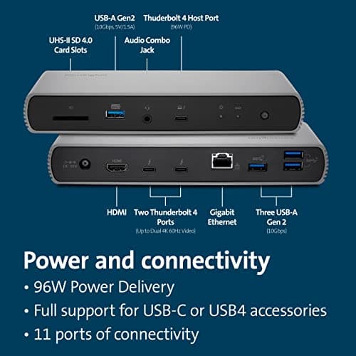 Kensington SD5780T Triple 4K Dock thumbnail 3