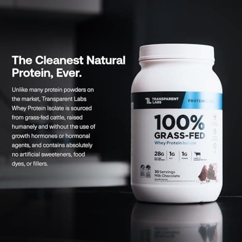 Transparent Labs 100% Grass-Fed Whey Protein Isolate thumbnail 4