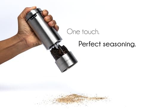 Latent Epicure USB-C Rechargeable Electric Salt and Pepper Grinder Set thumbnail 5