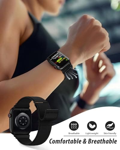 Nylon Sport Loop Band for Apple Watch 42-49mm thumbnail 4