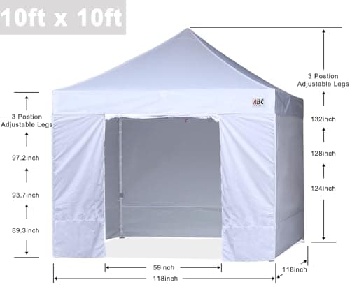 ABCCANOPY 10x10 Commercial Pop-Up Canopy thumbnail 3
