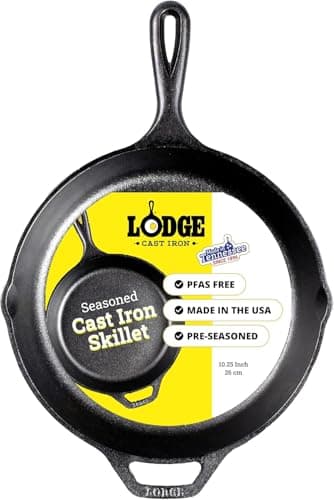 Lodge 10.25-Inch Pre-Seasoned Cast Iron Skillet (L8SK3) - image 1