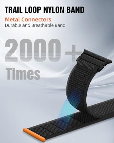 Trail Loop Nylon Sport Band for Apple Watch Ultra 3 2 1 Band for Men thumbnail 2
