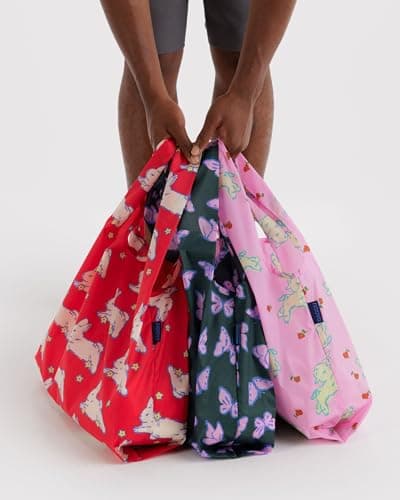 BAGGU Standard Reusable Shopping Bag in Recycled Ripstop Nylon thumbnail 2