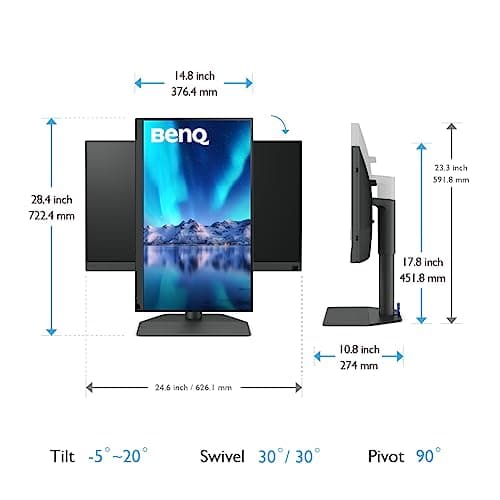 BenQ SW272U 27-inch 4K Photographer Monitor thumbnail 5