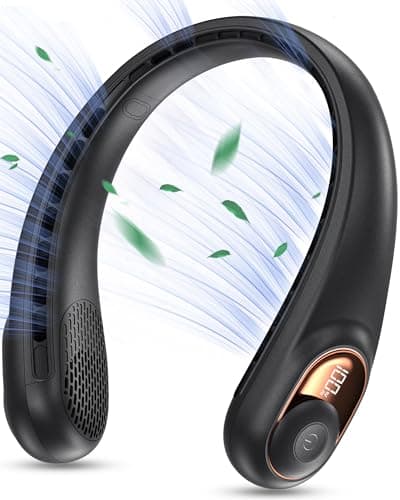 Portable Neck Fan 360 Degree Bladeless (4000mAh) - image 1