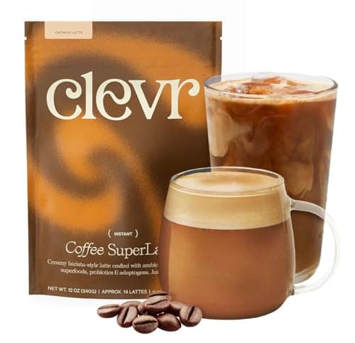 Clevr Blends Coffee SuperLatte with Mushrooms (14 Servings) - image 1
