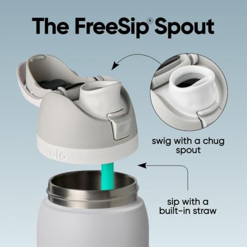 Owala FreeSip Stainless Steel Water Bottle 32 oz Denim thumbnail 2
