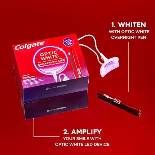 Colgate Optic White ComfortFit LED Teeth Whitening Kit thumbnail 4