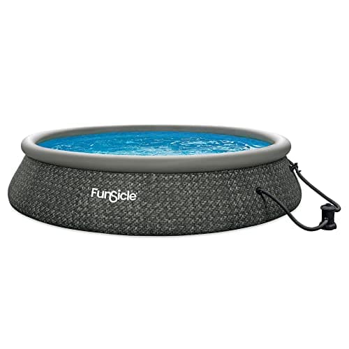 Funsicle 15ft x 36in QuickSet Inflatable Ring Top Pool - image 1