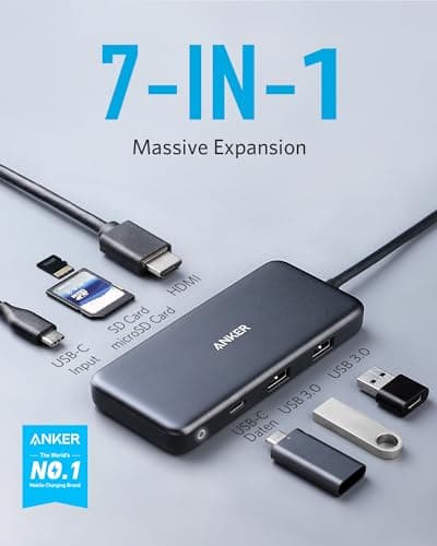 Anker 341 USB-C Hub (7-in-1) thumbnail 2
