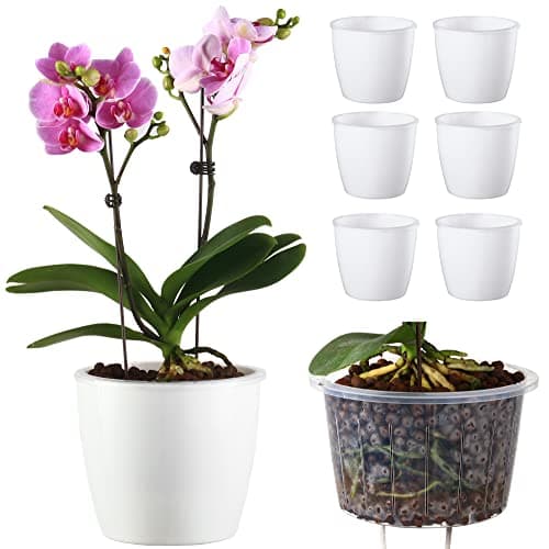 DEELF 6 Pack 6.7 Inch Self-Watering Planters - image 1