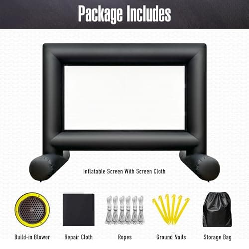 SEWINFLA Inflatable Outdoor Projector Screen (20 ft) thumbnail 4