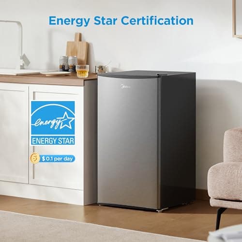 Midea 3.3 Cu.ft Mini Fridge, Energy Star Certified thumbnail 5