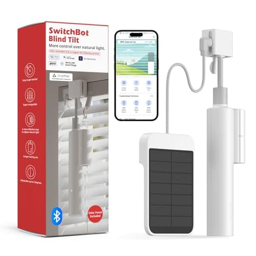SwitchBot Blind Tilt Motorized Blinds — Solar Powered Smart Retrofit - image 1
