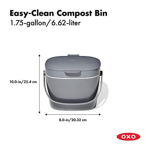 OXO Good Grips Easy-Clean Compost Bin 1.75 Gallon thumbnail 2