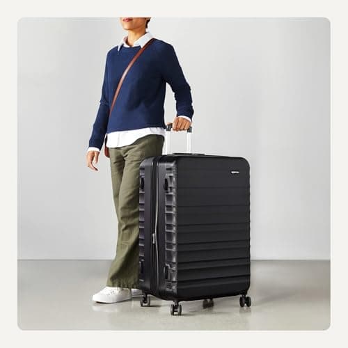 Amazon Basics Hardside Spinner 28-Inch Checked Luggage thumbnail 3