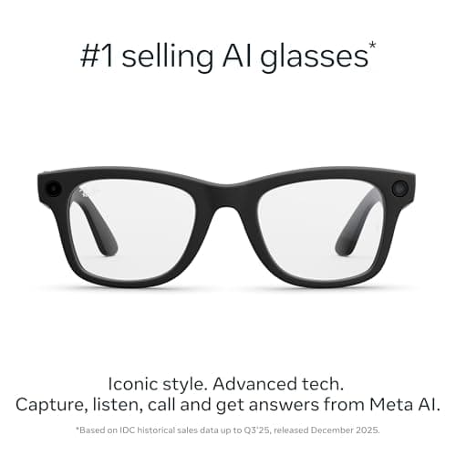 Ray-Ban Meta Smart Glasses (2nd Generation, Wayfarer) thumbnail 2