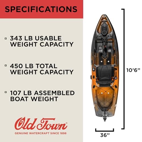 Old Town Sportsman 106 Angler Kayak thumbnail 5