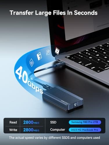 Acasis 40Gbps Thunderbolt 4 NVMe SSD Enclosure thumbnail 2