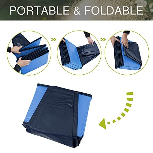 Niubya Foldable Dog Swimming Pool (72 Inch) thumbnail 5