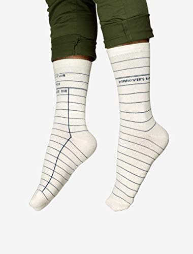 Out of Print Library Card Socks (Unisex) thumbnail 2