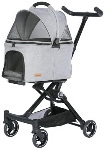 ROODO 2026 Upgraded 3-in-1 Dog Cat Stroller thumbnail 5