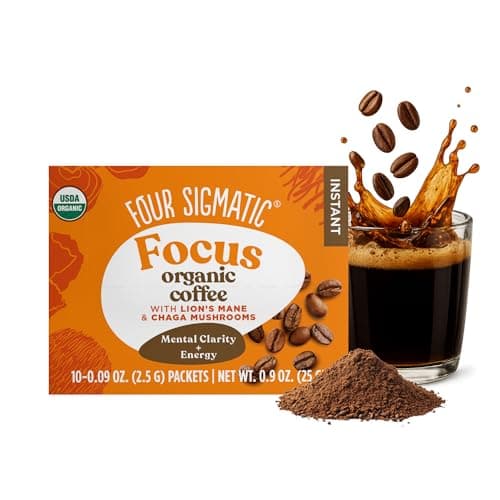 Four Sigmatic Instant Mushroom Coffee with Lion's Mane (10 Packets) - image 1