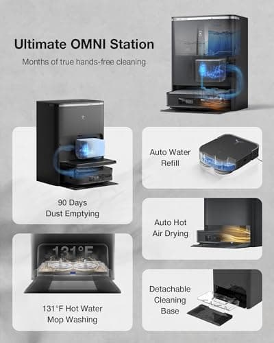 ECOVACS DEEBOT X2 Omni Robot Vacuum & Mop thumbnail 2