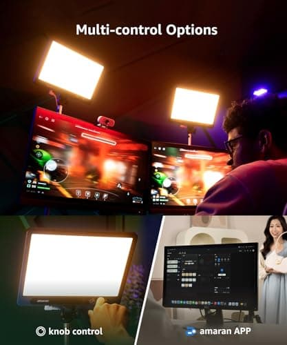 amaran Verge Edge-Lit Rectangular LED Panel Light thumbnail 2