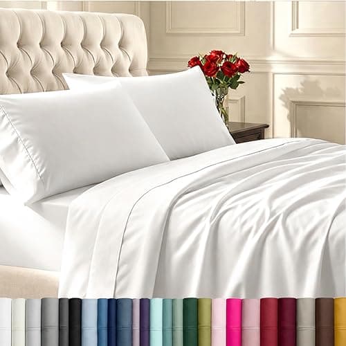 California Design Den 400 Thread Count Cotton Sheets - image 1