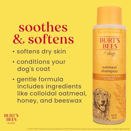 Burt's Bees for Pets Oatmeal Dog Shampoo with Colloidal Oat Flour and Honey thumbnail 5