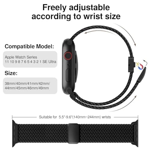 Braided Stretchy Magnetic Band for Apple Watch thumbnail 2