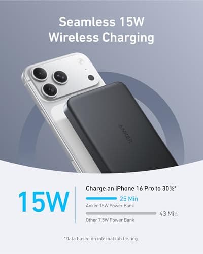 Anker MagGo Power Bank 10,000 mAh (Qi2) thumbnail 3