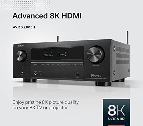 Denon AVR-X2800H 7.2-Channel 8K AV Receiver thumbnail 2