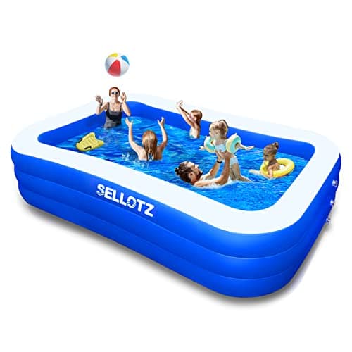 ZEUSFIRE 130in x 72in x 22in Large Inflatable Family Pool for Adults - image 1
