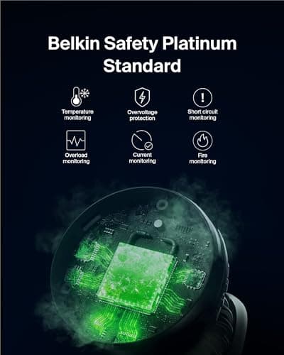 Belkin MagSafe-Compatible 3-in-1 Wireless Charger Stand with Qi2 thumbnail 4