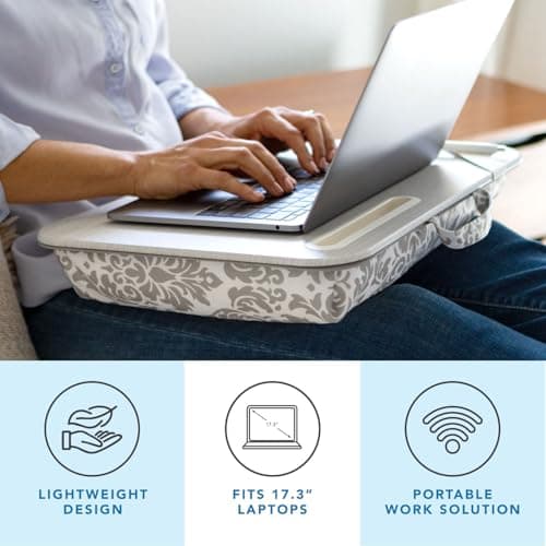 LapGear Designer Lap Desk with Phone Holder and Cushion thumbnail 2