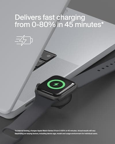 Belkin BoostCharge Pro Portable Apple Watch Fast Charger thumbnail 3