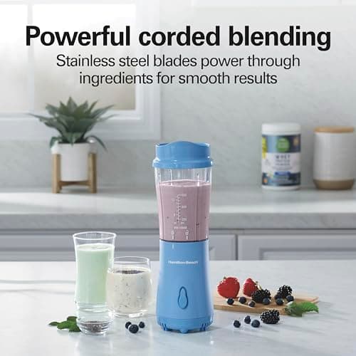 Hamilton Beach Personal Blender with Travel Lid thumbnail 3