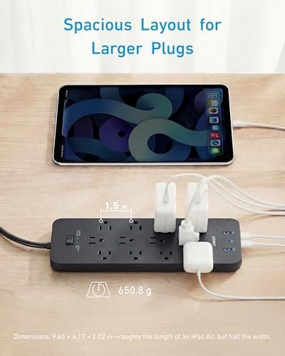 Anker Power Strip with 2100J Surge Protector thumbnail 5
