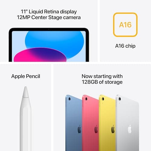 Apple iPad (11th Generation, A16, 2025) Wi-Fi 128GB thumbnail 5