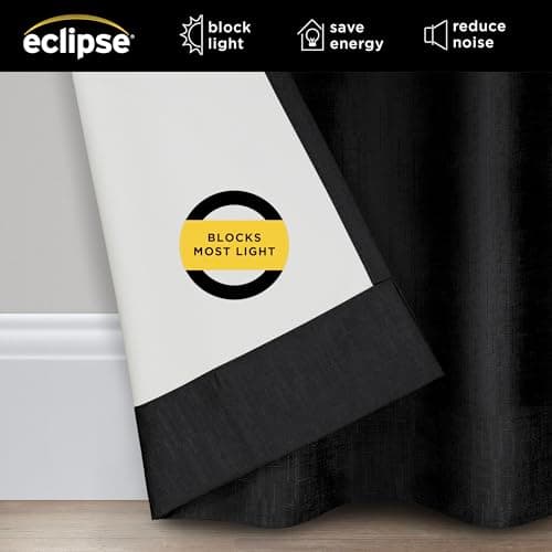 Eclipse Blackout Curtain Panel with Thermaback thumbnail 5