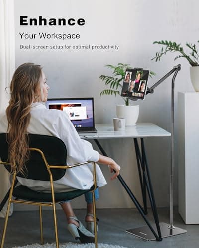 AboveTEK Long Arm Tablet Floor Stand thumbnail 4