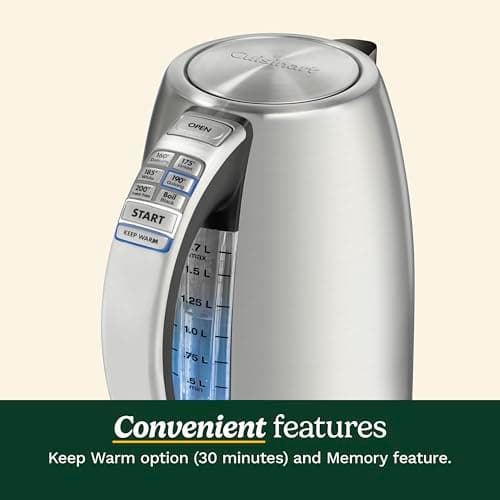 Cuisinart CPK-17P1 PerfecTemp 1.7L Electric Kettle thumbnail 5