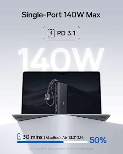 Baseus 65W Laptop Power Bank 20,000mAh thumbnail 2