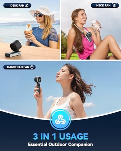 PlayHot Portable Handheld Turbo Fan 3-in-1 thumbnail 4