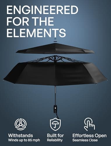 Repel Easy Touch Windproof Travel Umbrella thumbnail 2