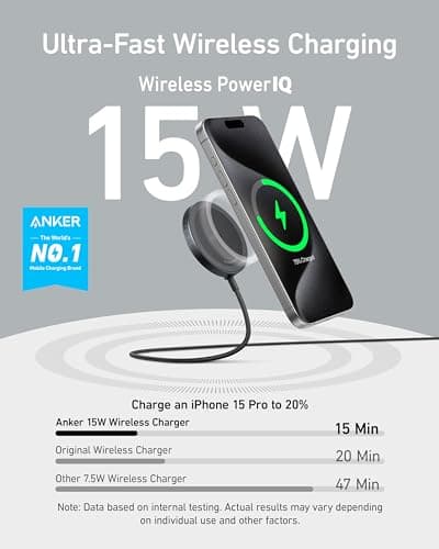 Anker MagGo Wireless Charger Pad thumbnail 2