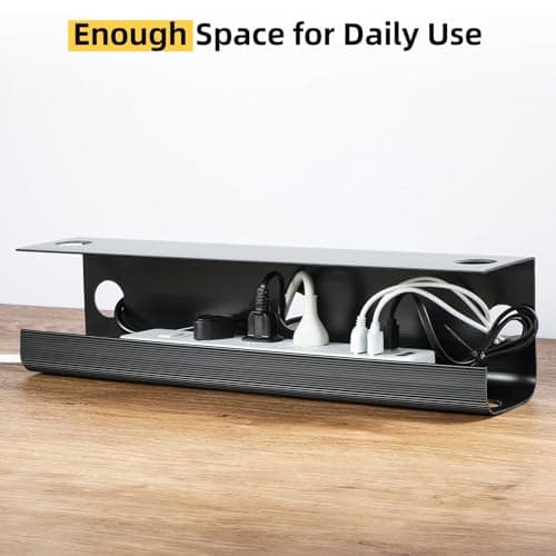 Yecaye Under Desk Cable Management Tray (2-Pack) thumbnail 4